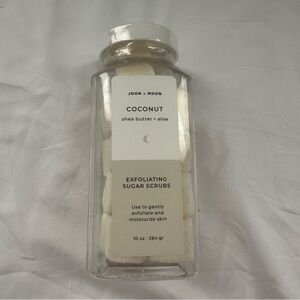 Joon x Moon Coconut Exfoliating Sugar Scrub Cubes shea butter + aloe 10 oz 18 ct